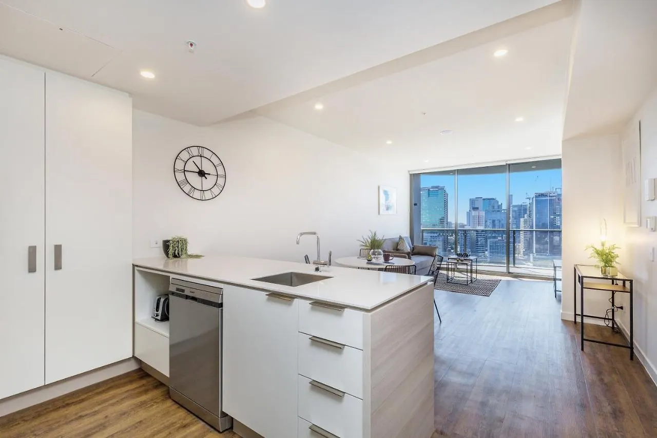 Kozyguru South Brisbane Luxury River View 2 Bed + Free Parking Qsb038 Apartment